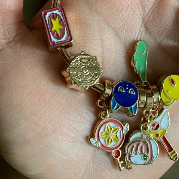 NIB Pandora Moments Sparkling Snowflake Clasp Bangle Japan Card Captor Sakura - Picture 4 of 16